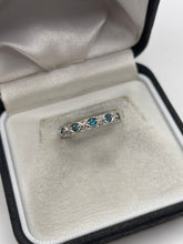Load image into Gallery viewer, 9ct gold topaz and diamond ring
