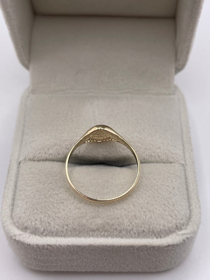 9ct gold signet ring