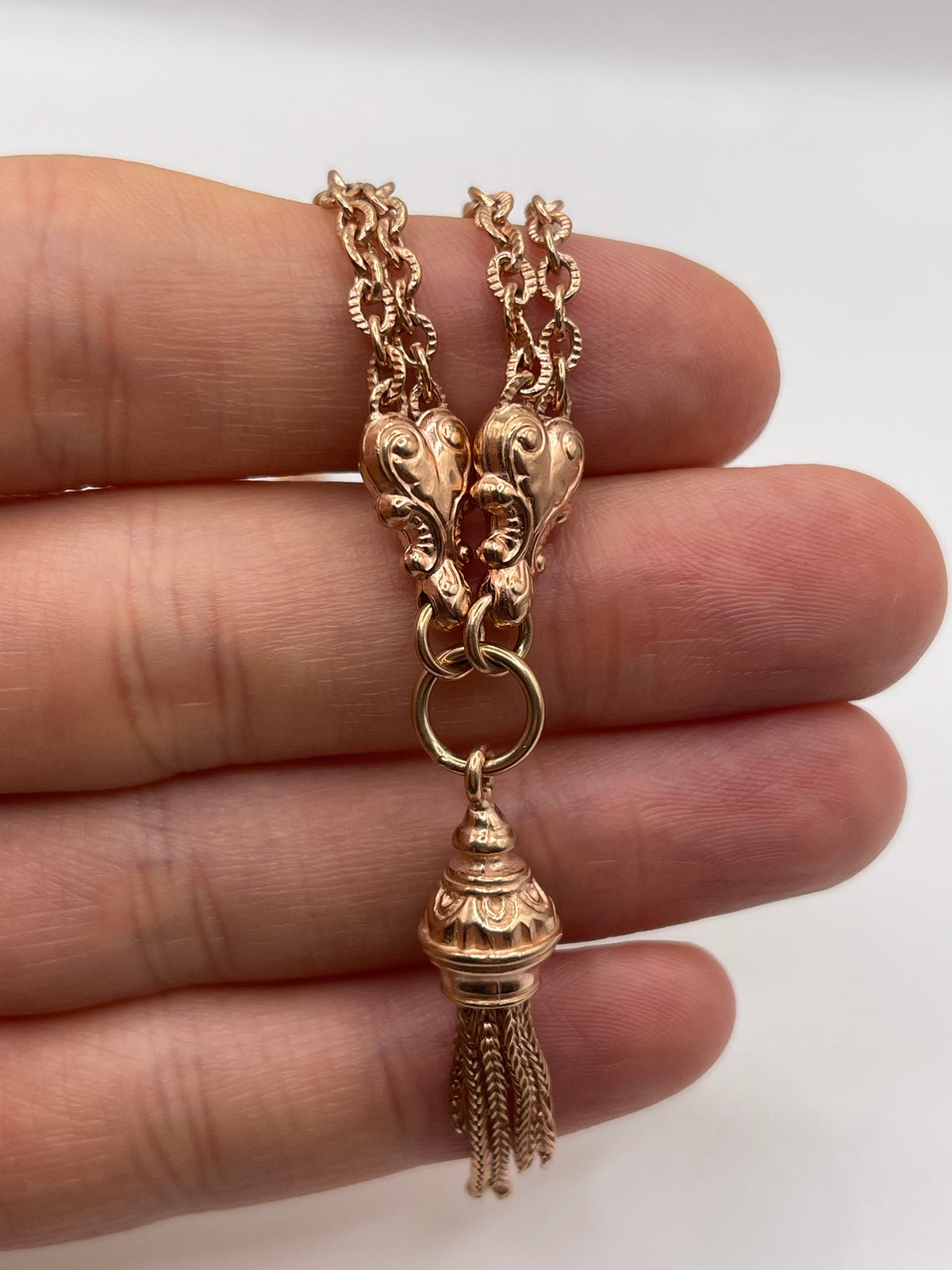 9ct rose gold chain 519