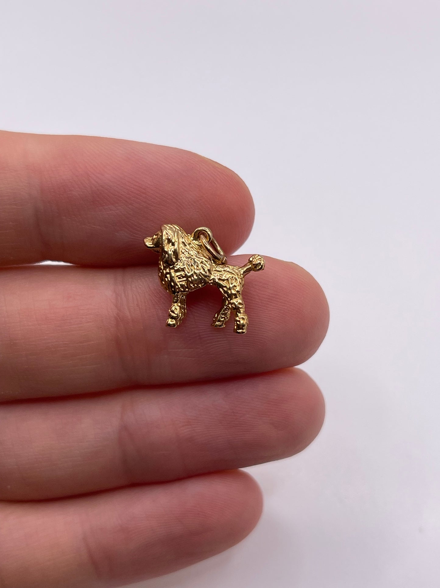 9ct gold dog charm