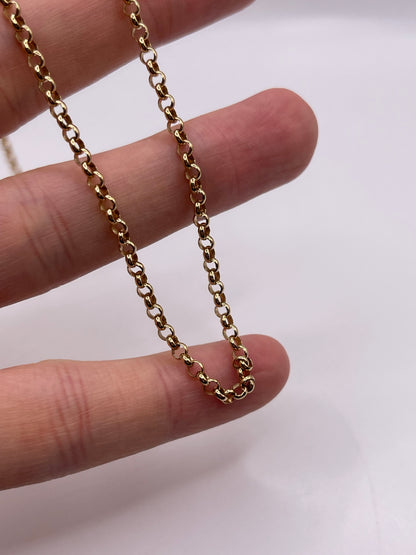 9ct gold chain 582