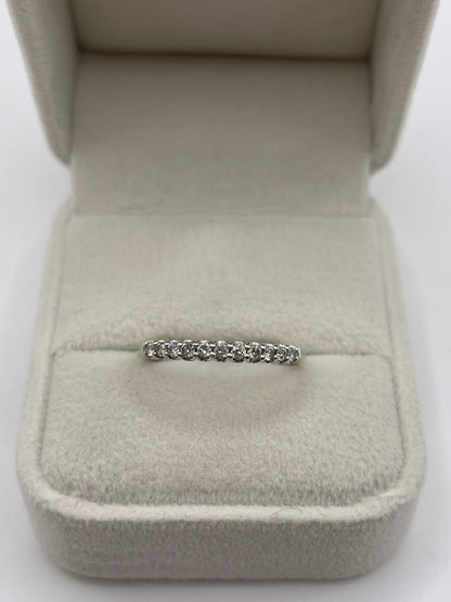 9ct white gold diamond ring