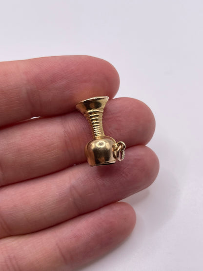 9ct gold chalice charm