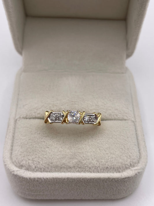 18ct gold diamond ring