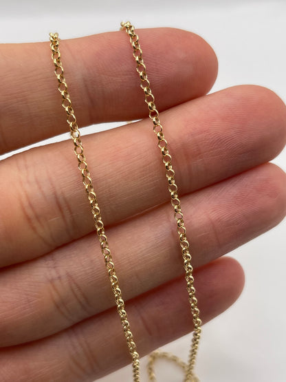 9ct gold chain 257