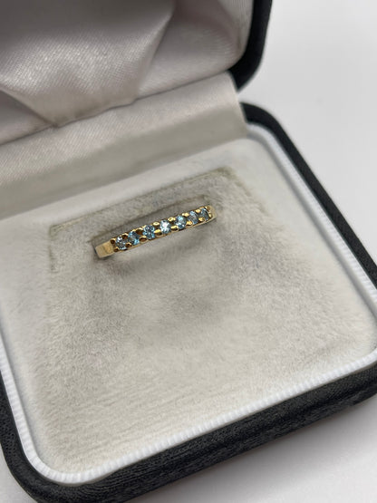 9ct gold topaz ring