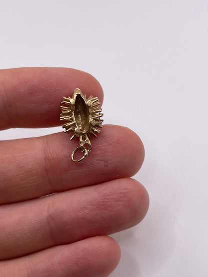 9ct gold hedgehog charm