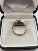 Load image into Gallery viewer, 9ct gold shield signet ring

