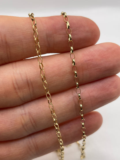 9ct gold chain 586