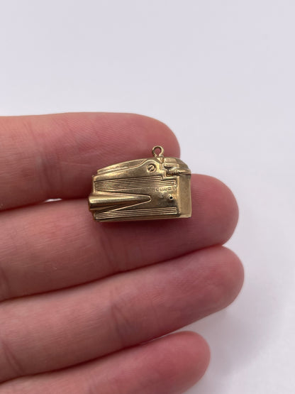 9ct gold table lighter charm