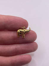 Load image into Gallery viewer, 9ct gold elephant charm
