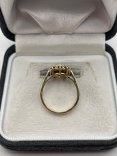 Load image into Gallery viewer, 9ct gold opal and sapphire ring

