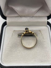 Load image into Gallery viewer, 9ct gold cabochon iolite ring

