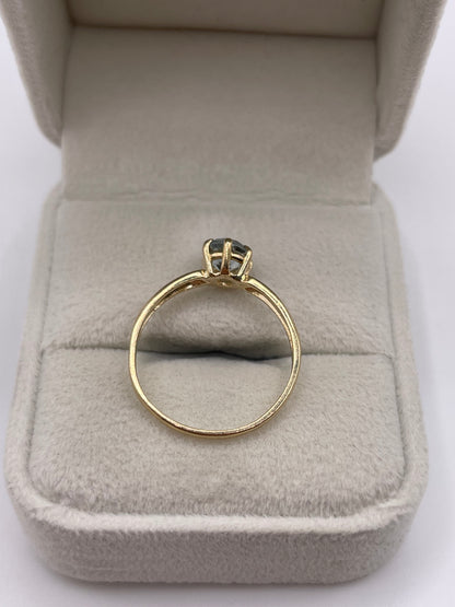 9ct gold topaz ring