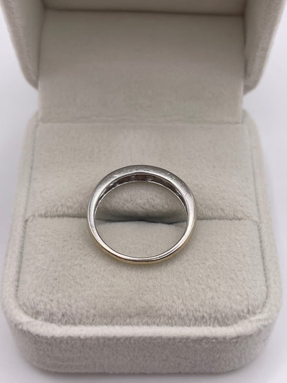 9ct white gold tanzanite ring
