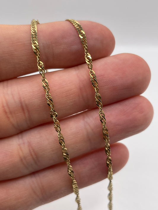 9ct gold chain 135