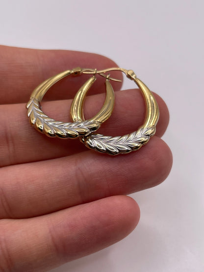 9ct gold Creole earrings