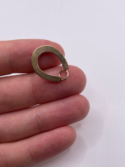 9ct gold horseshoe charm