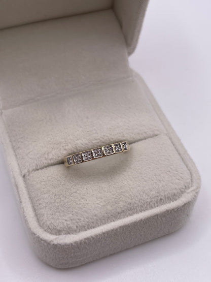 9ct gold diamond ring