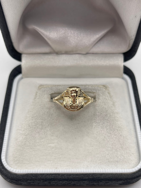 9ct gold Tutankhamun ring