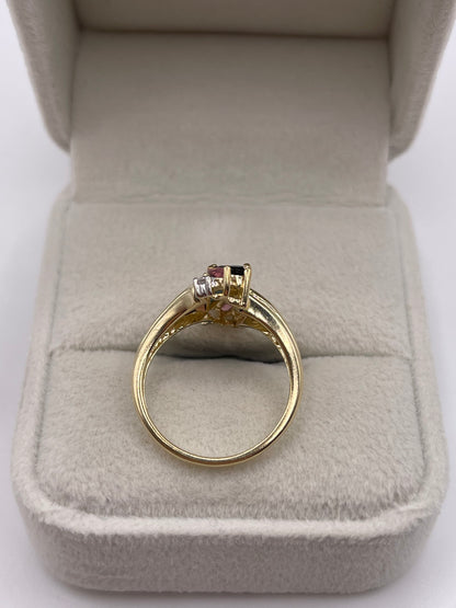 9ct gold sapphire ring
