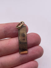 Load image into Gallery viewer, 9ct gold ingot pendant
