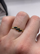 Load image into Gallery viewer, 18ct gold sapphire and diamond ring
