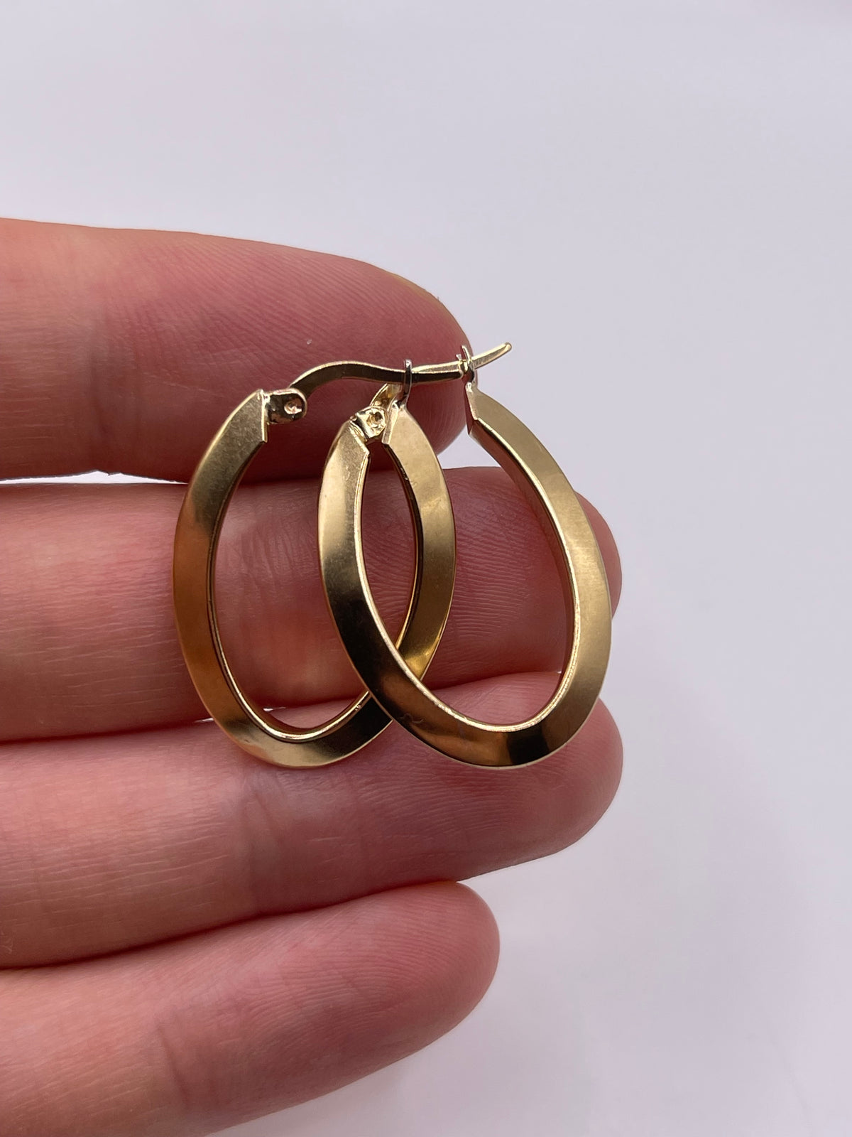 9ct gold Creole earrings