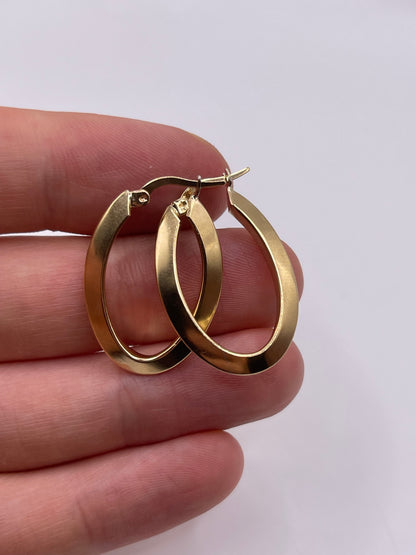 9ct gold Creole earrings