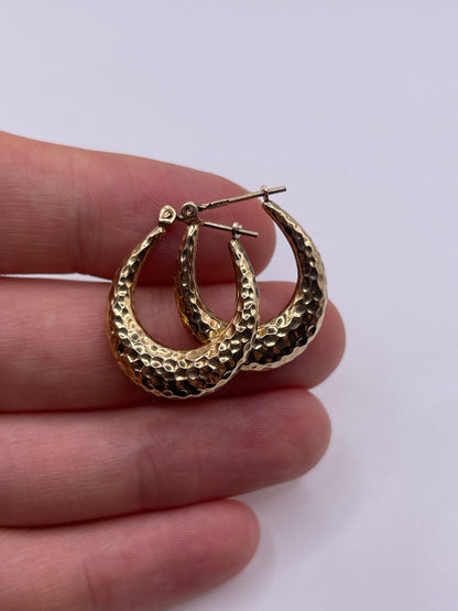 9ct gold Creole earrings