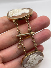 Load image into Gallery viewer, 9ct gold cameo bracelet
