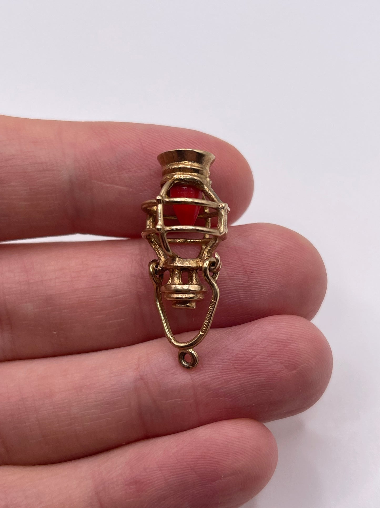 9ct gold lantern charm