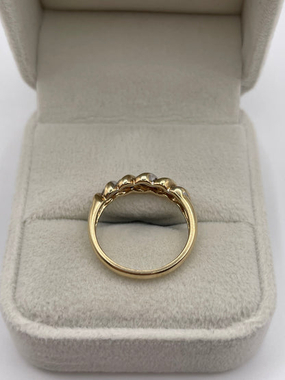9ct gold diamond ring
