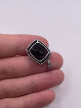 Load image into Gallery viewer, 9ct white gold Smokey quartz and diamond pendant
