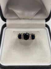 Load image into Gallery viewer, 18ct gold sapphire and diamond ring
