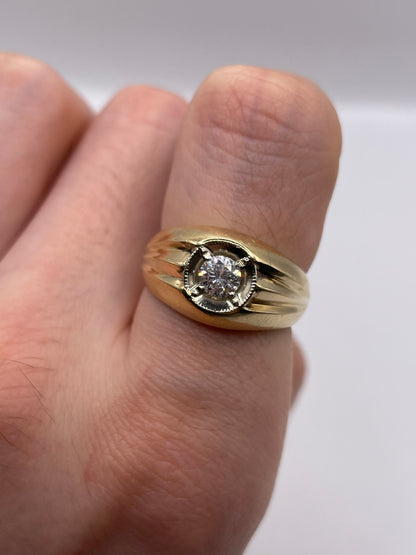 14ct gold diamond ring