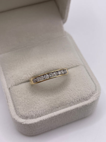 9ct gold diamond ring