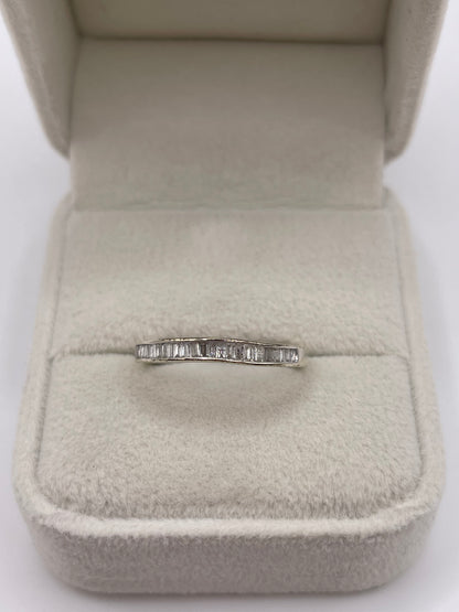 9ct white gold diamond ring