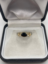 Load image into Gallery viewer, 9ct gold sapphire ring
