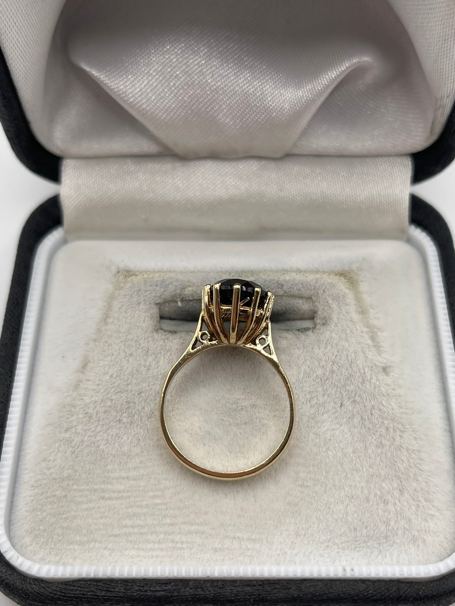 9ct gold Smokey quartz ring