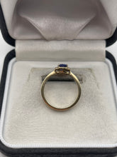 Load image into Gallery viewer, 9ct gold tanzanite and diamond ring

