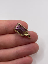 Load image into Gallery viewer, 9ct gold mystic topaz and diamond pendant
