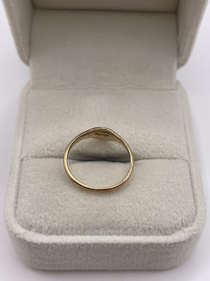 9ct gold signet ring