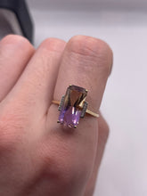 Load image into Gallery viewer, 9ct gold ametrine and diamond ring
