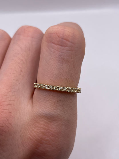 9ct gold quartz ring