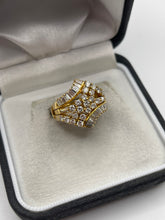 Load image into Gallery viewer, 14ct gold diamond ring set
