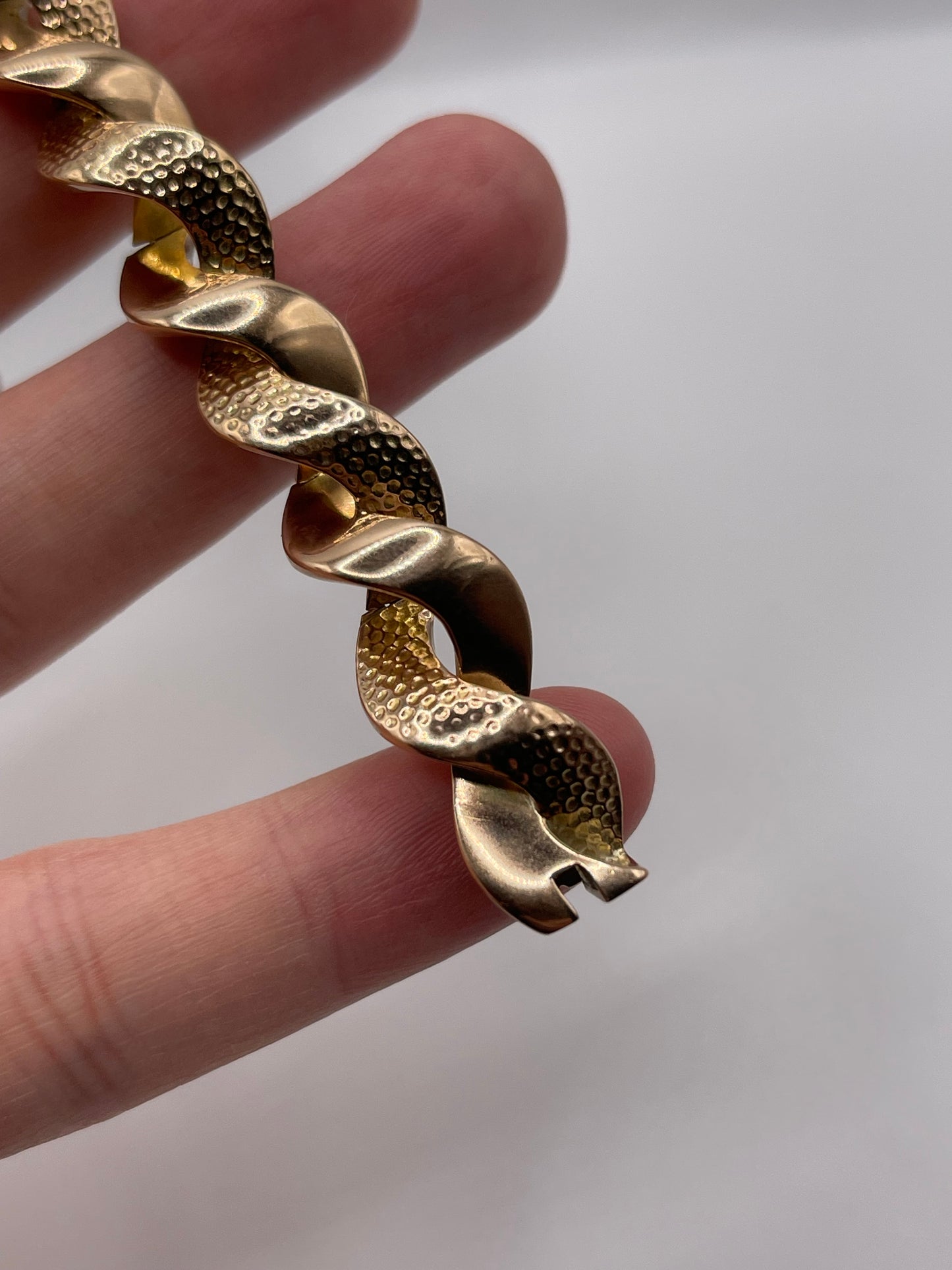 9ct rose gold bracelet