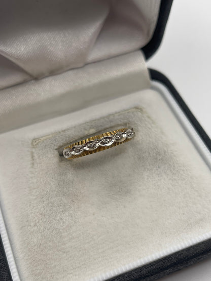 18ct gold diamond ring