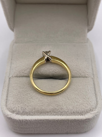 18ct gold diamond ring