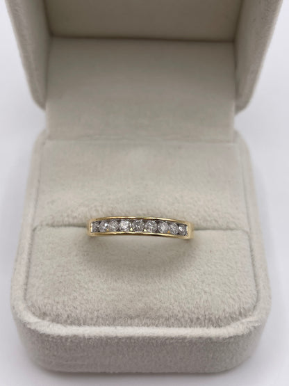 9ct gold diamond ring